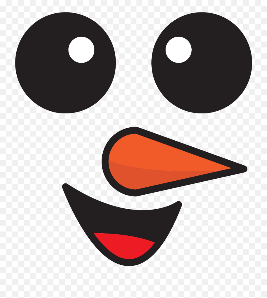 Snowman Sketch With Black Eye - Dot Emoji,Eyes Transparent