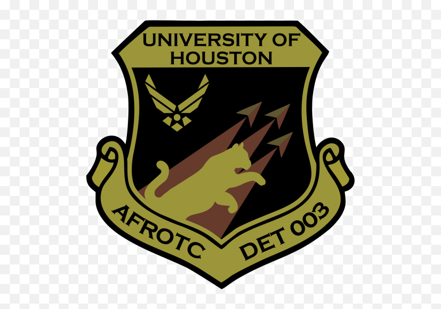 U Of Houston Afrotc Det 003 Ocp Patch - University Of Houston Us Air Force Emoji,University Of Houston Logo