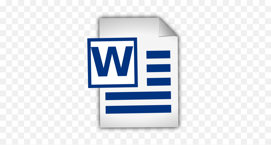 Word Icon Transparent Word - Word Document Emoji,Microsoft Word Logo