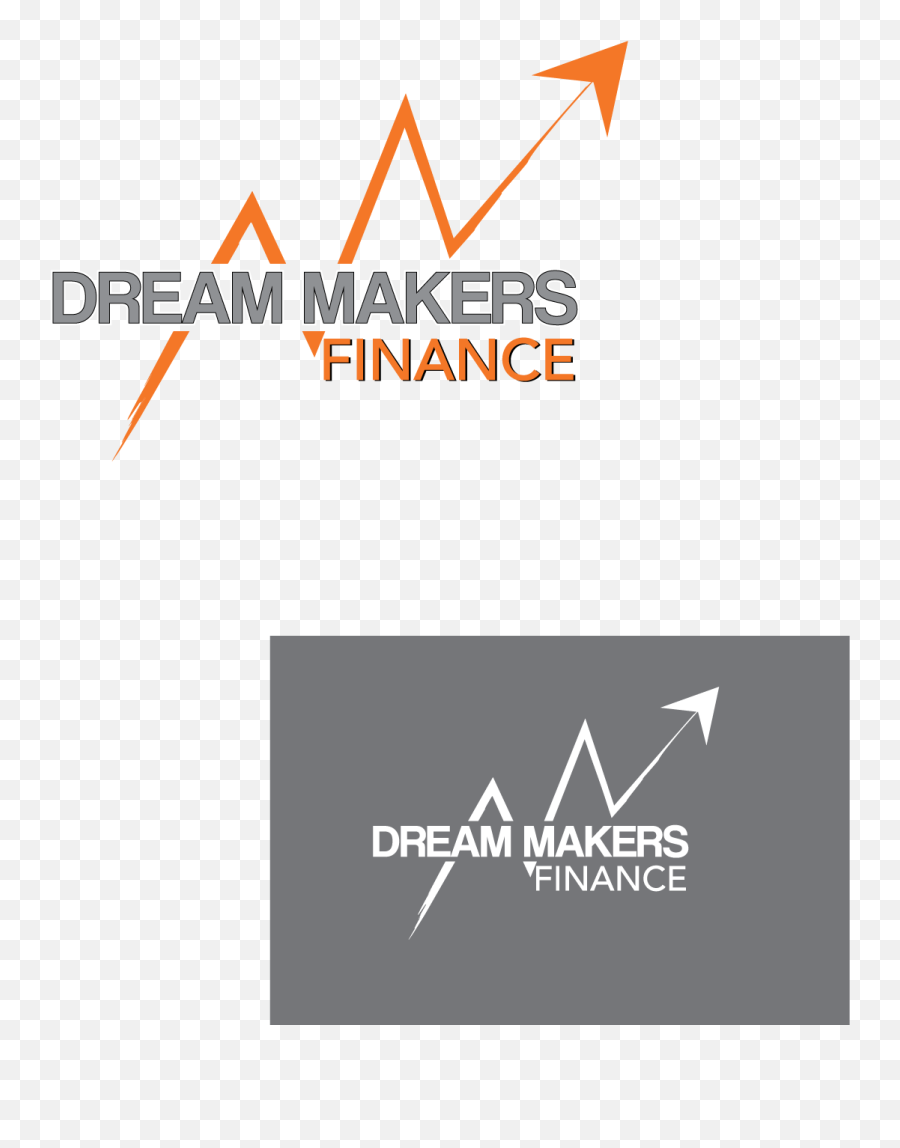 Logo Design For Dream Makers Finance - Arrow Emoji,Finance Logo