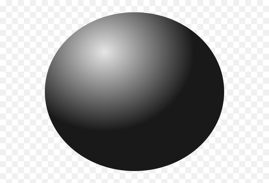 Black Ball Clip Art At Clkercom - Vector Clip Art Online Black Ball Clipart Emoji,Black Clipart