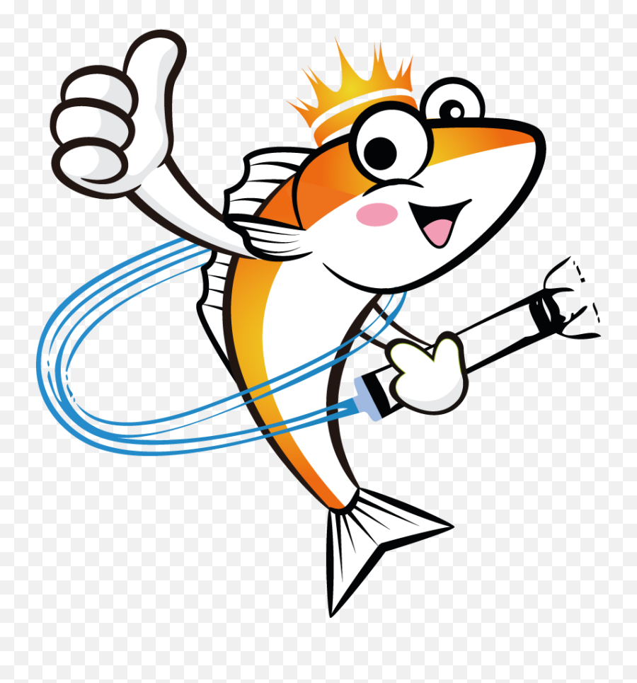 Cartoon Fish Holding A Plate Transparent Cartoon - Jingfm Fish Thumbs Up Clipart Emoji,Fish Bowl Clipart