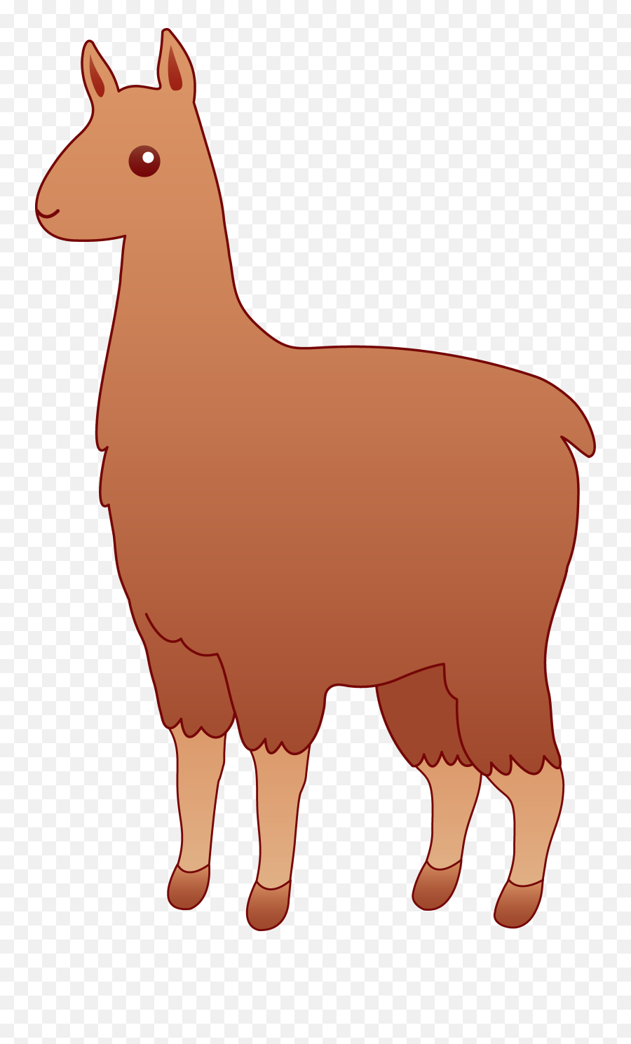 Llama Clipart 2 - Llama Clipart Transparent Background Emoji,Llama Clipart