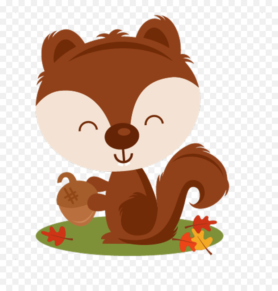 Svgs Free Svg Cuts Cute Cut Files - Cute Fall Clipart Emoji,Squirrel Clipart