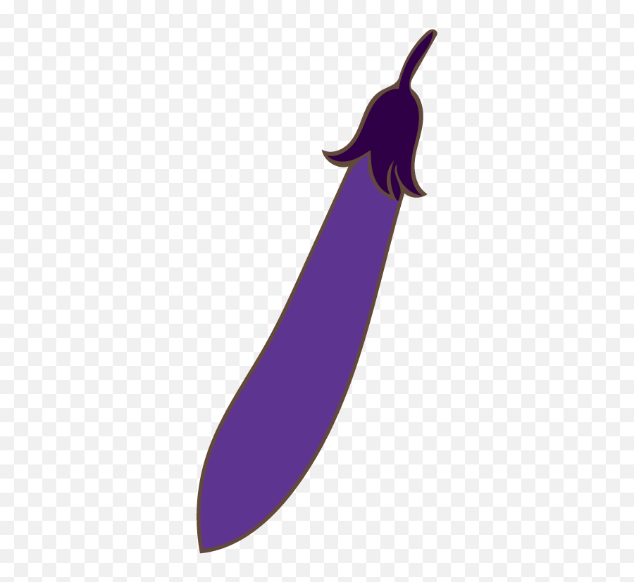 Eggplant - Banana Emoji,Eggplant Clipart