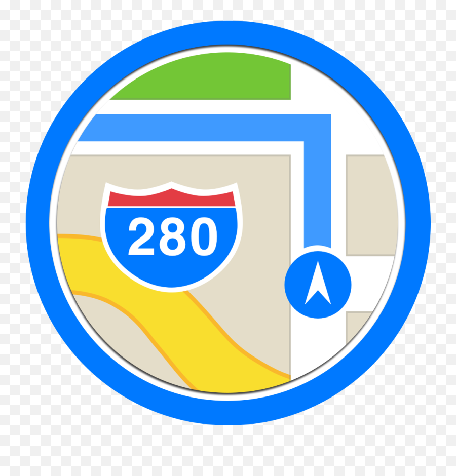 Maps Icon - Apple Maps Icon Circle Emoji,Map Icon Png