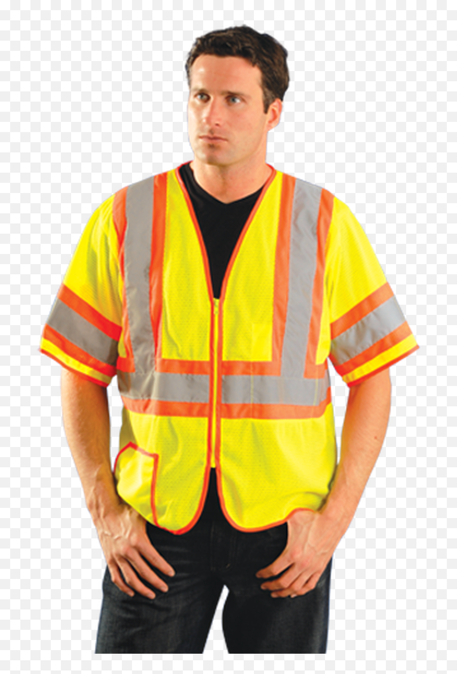 Classic Mesh Two - Safety Vest Emoji,Safety Vest With Logo