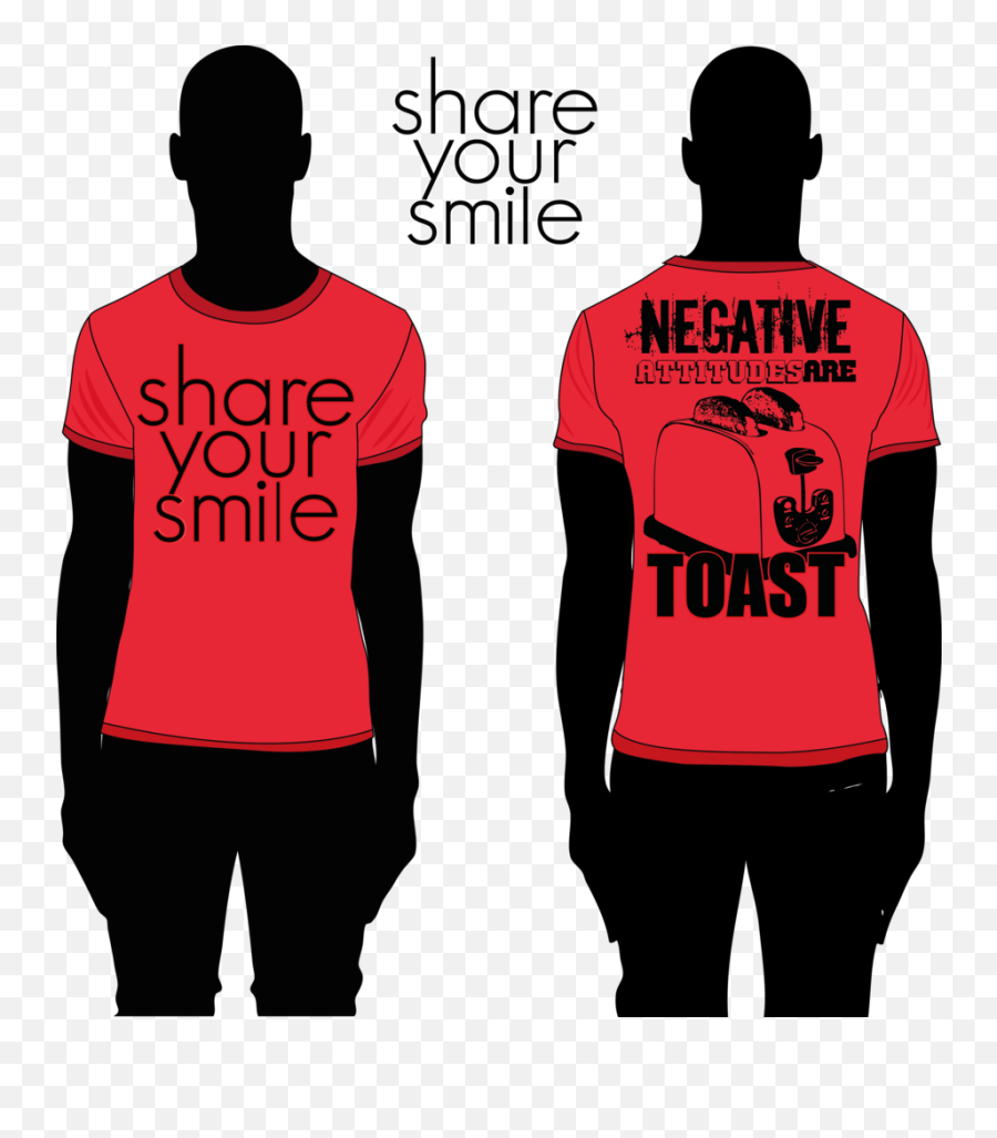 Red Toast Double - Sided Tshirt Unisex Emoji,Your Smile Is Your Logo
