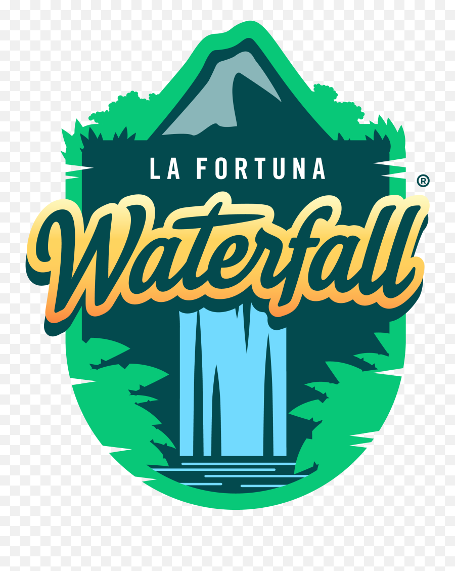 La Fortuna Waterfall - Language Emoji,Waterfall Logo