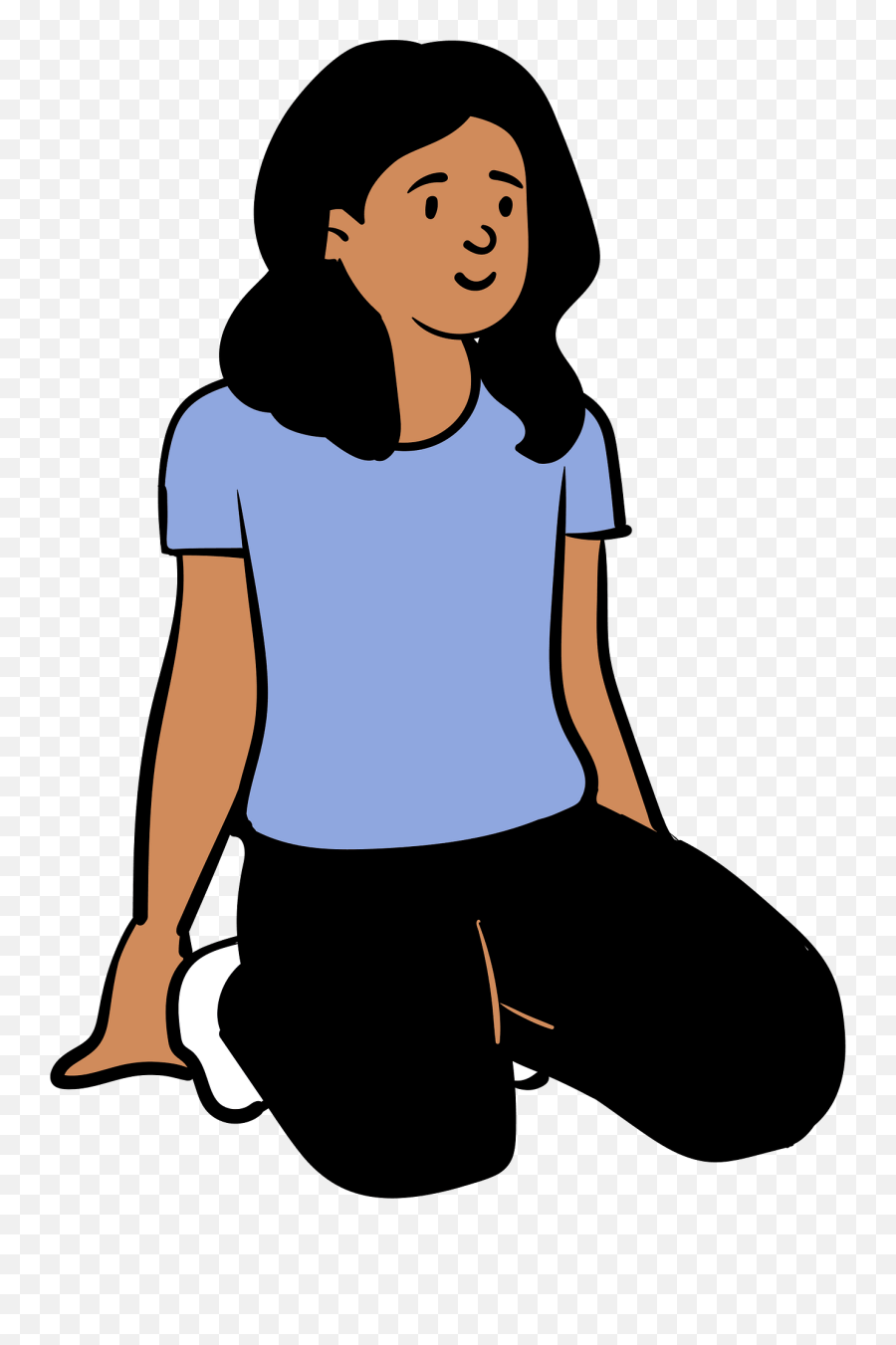 Woman Sitting Clipart Free Download Transparent Png - Woman Sitting Clipart Emoji,Sitting Clipart