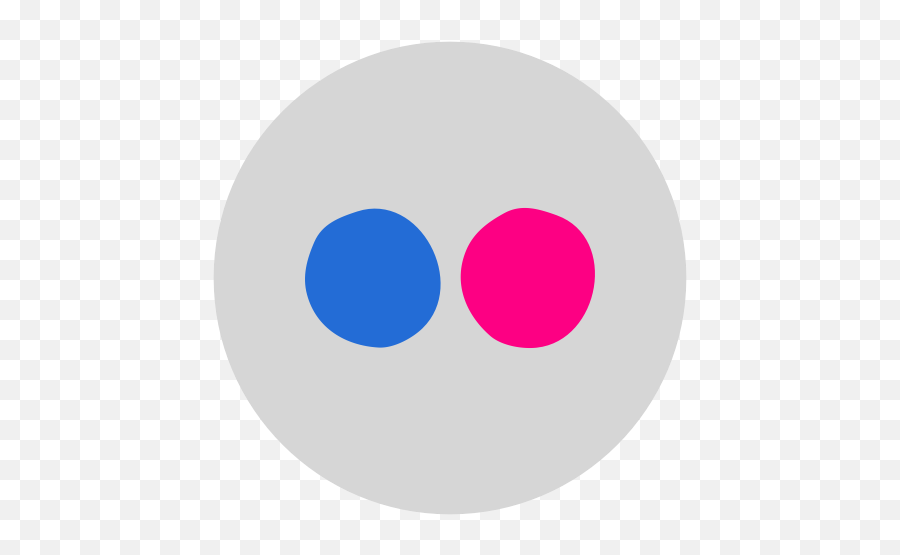 Circled Flicker Flickr Media Network 1620940 - Png Flicker Icon Emoji,Flickr Logo