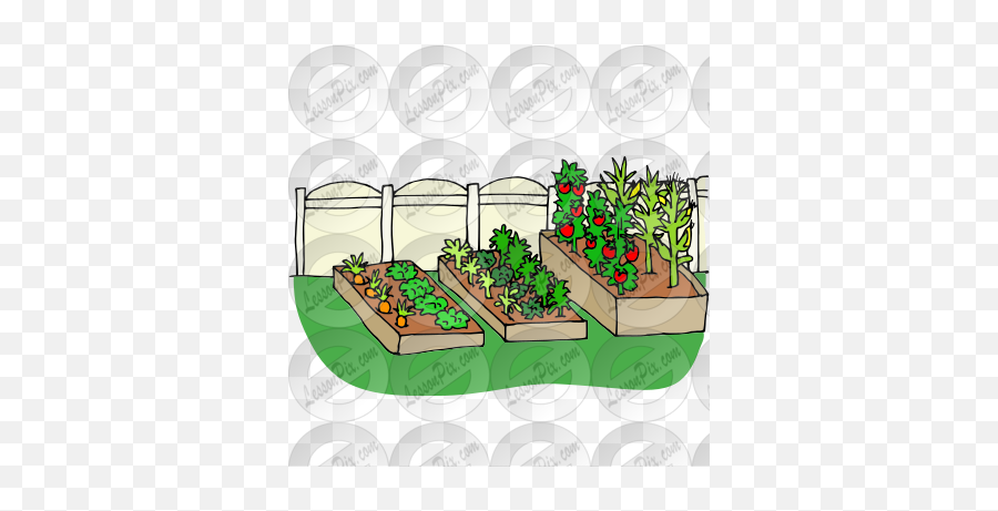 Vegetable Garden Picture For Classroom - Soil Emoji,Garden Clipart