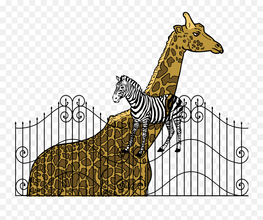 Zoo Animals Svg Vector Zoo Animals - Horizontal Emoji,Zoo Clipart