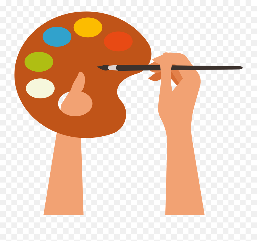 Paint Palette Clipart Free Download Transparent Png - Art Emoji,Painting Clipart