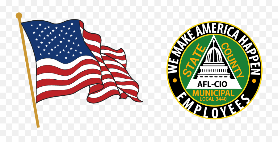 Afscme About Us - Clipart Png Usa Flag Emoji,Afscme Logo