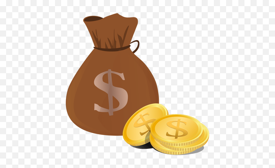 Dollar Bag Coins Emoji,Coins Transparent
