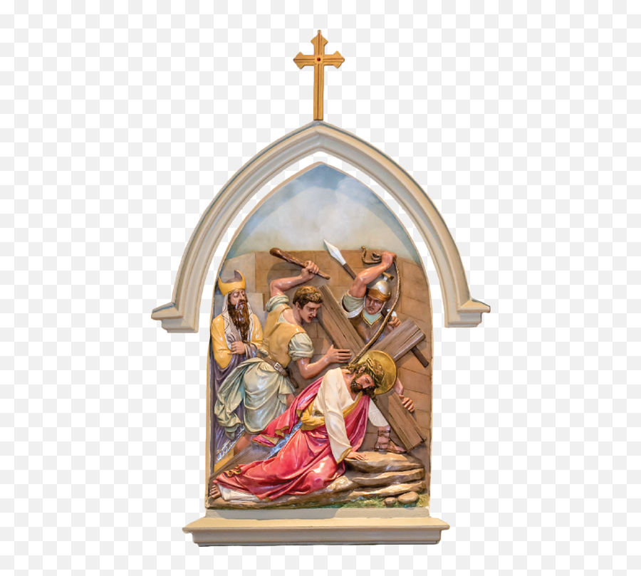 Stations Of The Cross - South Carolina Catholic Emoji,Jesus Hands Png