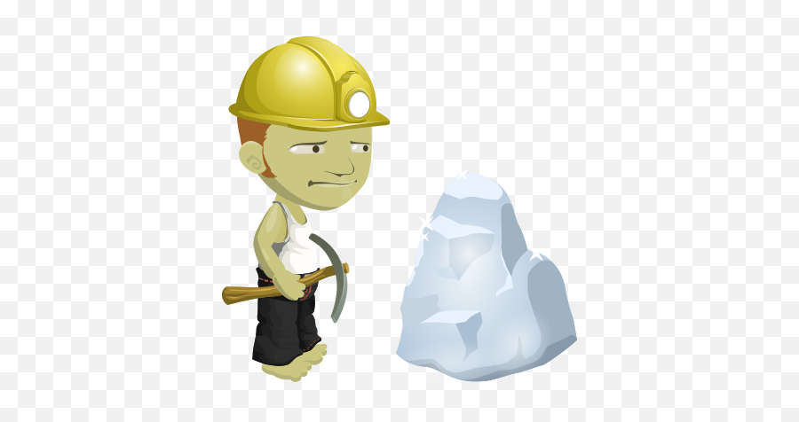 African Miner - Openclipart Emoji,Mine Clipart