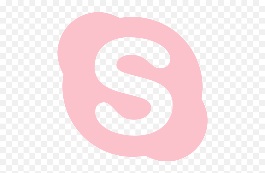 Skype Pink Icon - Pink Skype Icon Png Emoji,Pink Facetime Logo