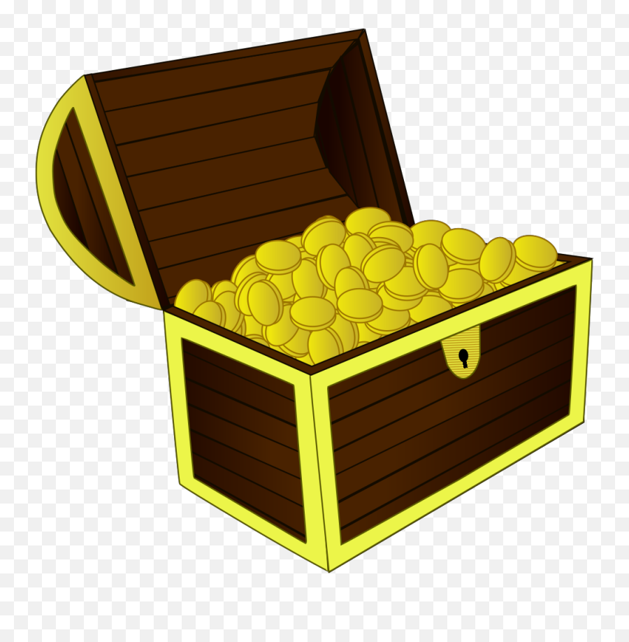 Treasure Chest Svg Vector Treasure - Piracy Emoji,Treasure Chest Clipart