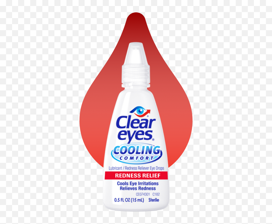 Clear Eyes Natural Tears Lubricant - Clear Eyes Redness Relief Png Emoji,Eyes Transparent