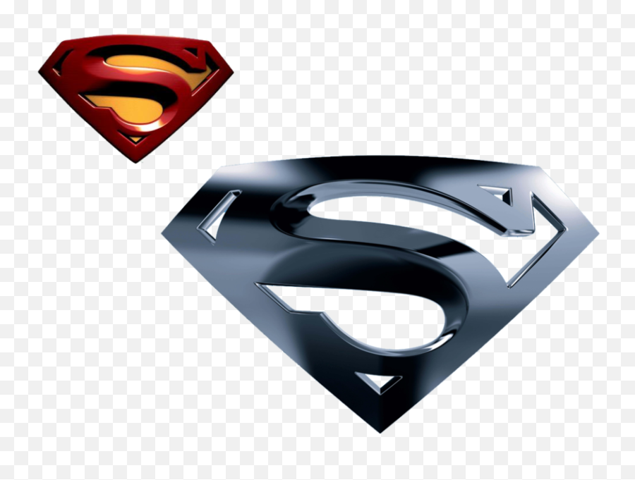 Silver Superman Logo Png - Logo Superman Silver Png Emoji,Superman Logo Png