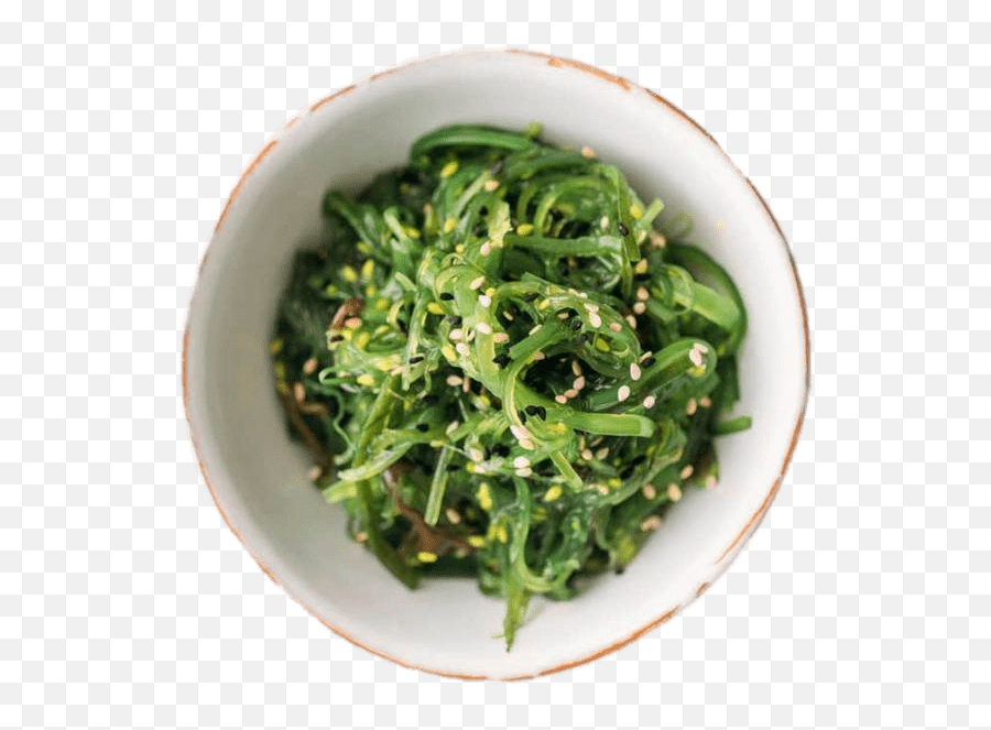 Seaweed Clipart Png - Bowl Of Seaweed With Sesame Seeds Seaweed Emoji,Seaweed Clipart