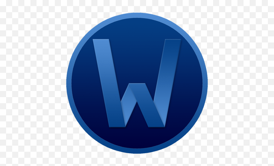 Word Circle Colour Icon - Ms Word Round Icon Emoji,Microsoft Word Logo