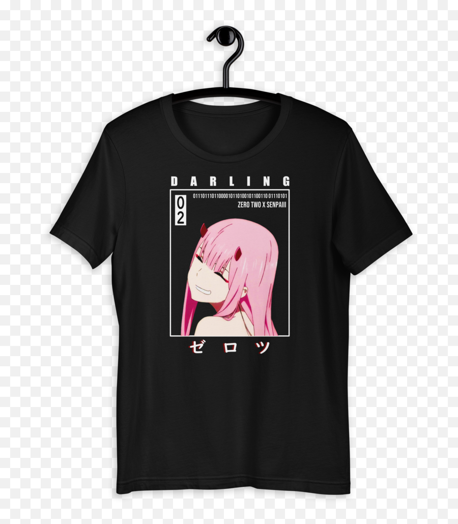 Zero Two Darling In The Franxx Anime T - Shirt Emoji,Darling In The Franxx Logo