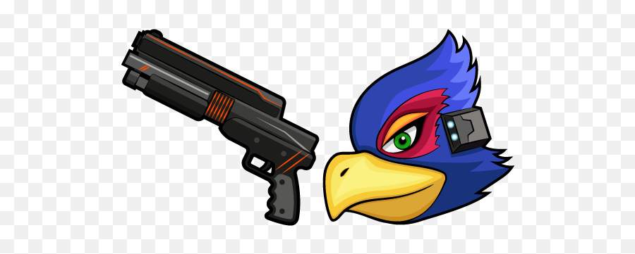 Star Fox Falco Lombardi And Blaster - Falco Star Fox Blaster Emoji,Star Fox Logo