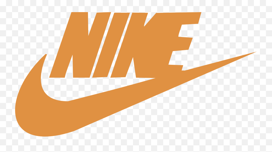 Orange Nike Logo Png Transparent Svg - Nike Logo Png Emoji,Nike Logo Png