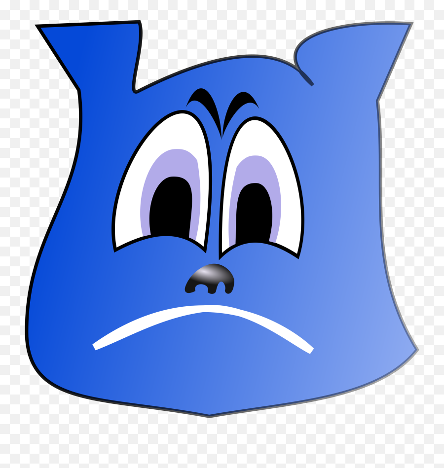Sad Unhappy Cartoon Funny Face Png - Kartun Emot Lucu Emoji,Funny Face Png