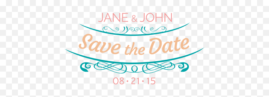 Save The Date Label 9 - Dot Emoji,Save The Date Clipart