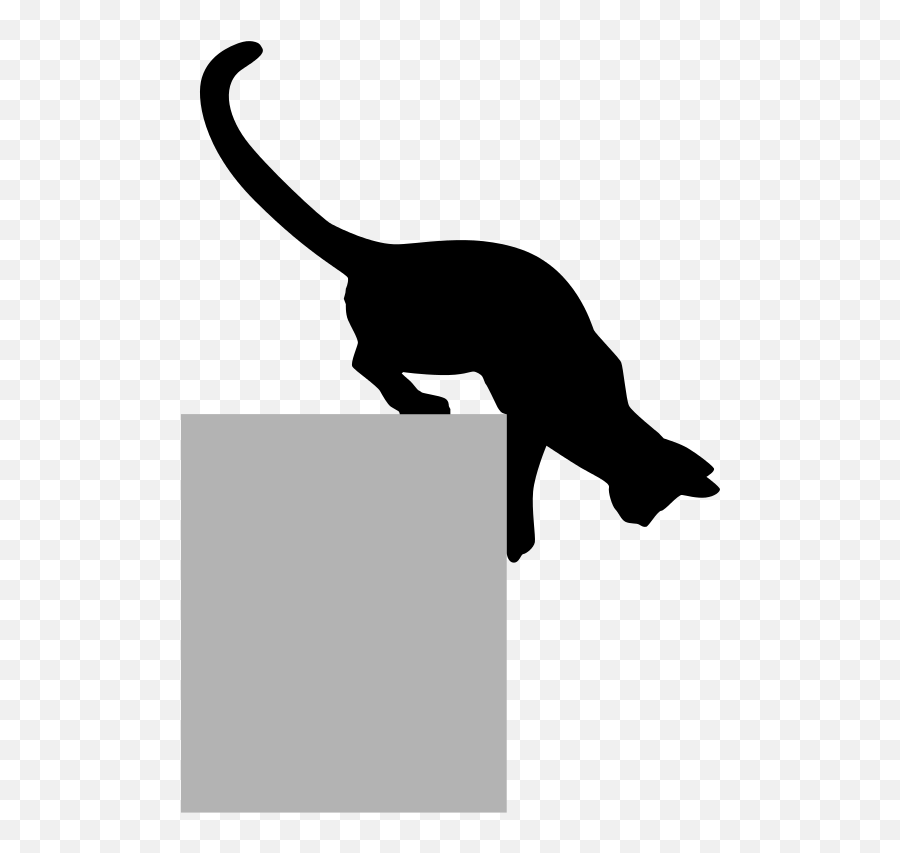 Free Clipart Gat 2 Animals Cat Silhouette Cat Quilt - Jumping Cat Silhouette Png Emoji,Cat Silhouette Clipart