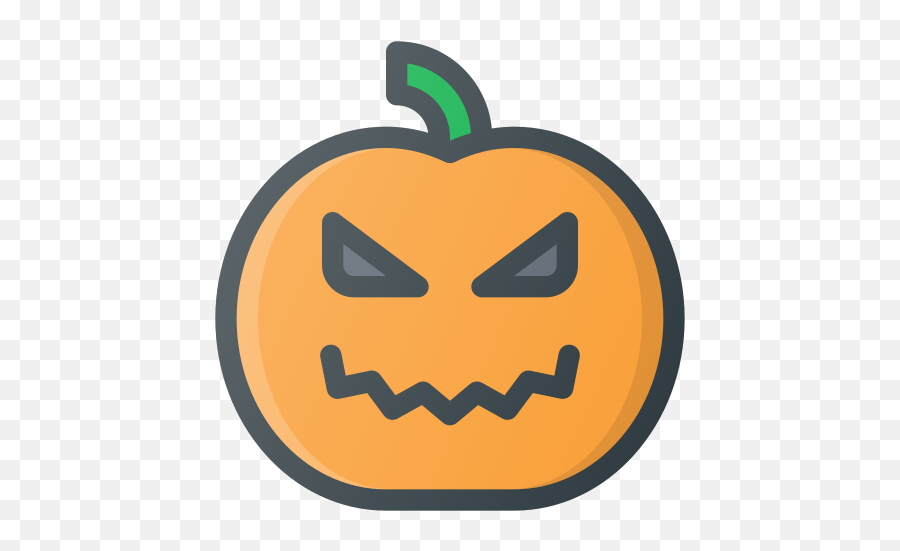 Holyday Halloween Pumpkin Jack Lantern Free Icon Of - Halloween Pumpkin Icon Emoji,Pumpkin Outline Png