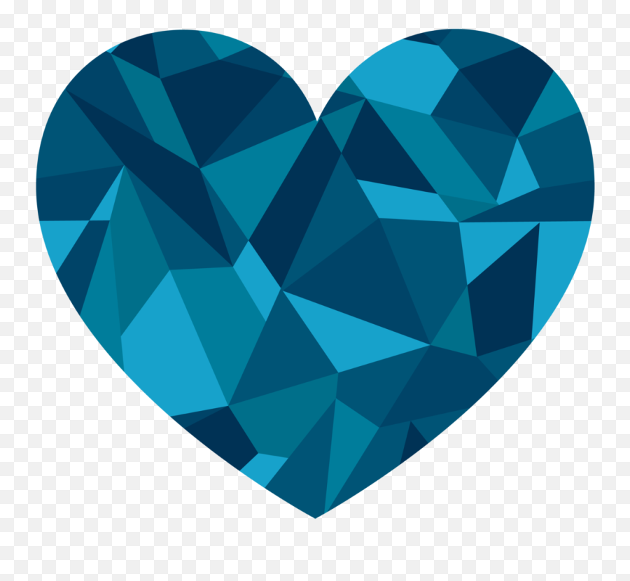 Sapphire Heart By Mirumitsu Sapphire Heart By Mirumitsu - Transparent Background Blue Heart Clipart Emoji,Heart Transparent Background