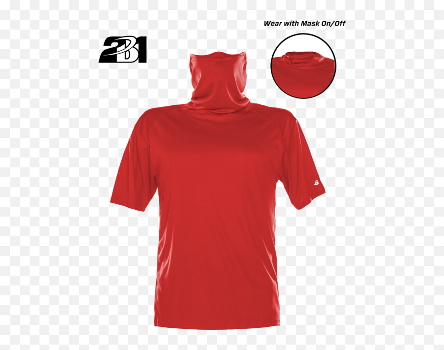 1 Color Performance T - Shirt With Builtin Mask T Shirt With Built In Face Mask Emoji,Custom Logo Face Mask