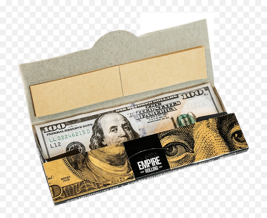 Money Rolling Papers - Realistic 100 Bills Define Awesome Bill Rolling Papers Emoji,Hundred Dollar Bill Png