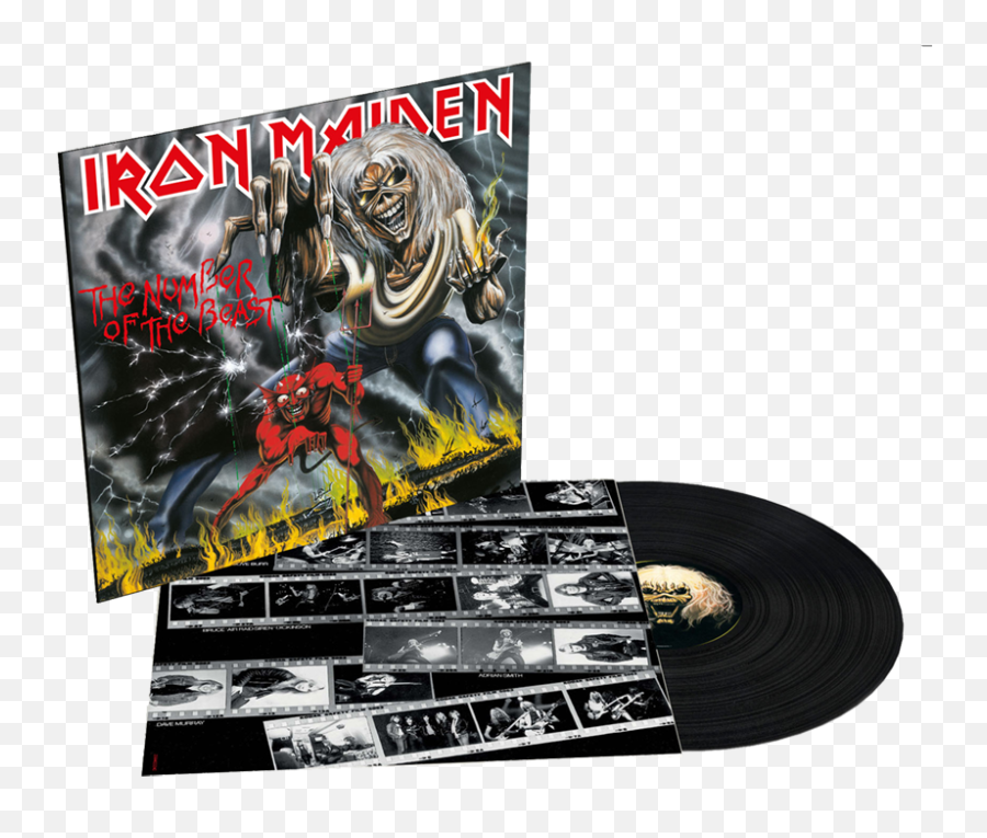 Iron Maiden - The Number Of The Beast Iron Maiden The Number Of The Beast Cover Album Emoji,Iron Maiden Logo Png
