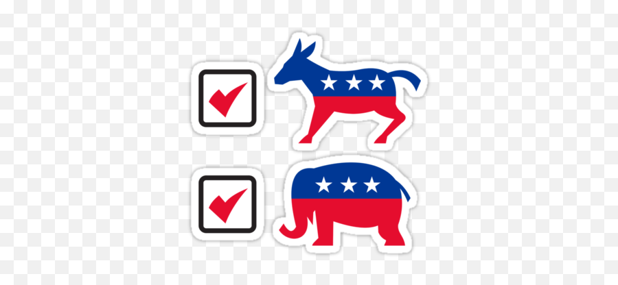 Republican Elephant Png Republican Elephant And Democratic - Clip Art Emoji,Elephant Png