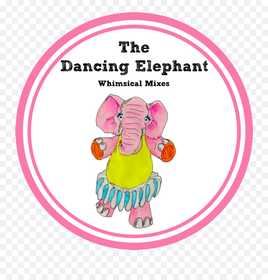 Dancing Elephant - Happy Emoji,Elephant Logo