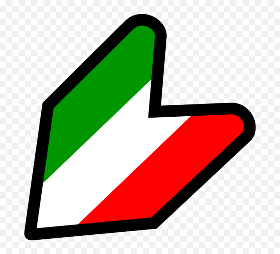 Jdm Italy Flag Sticker Emoji,Italy Flag Png