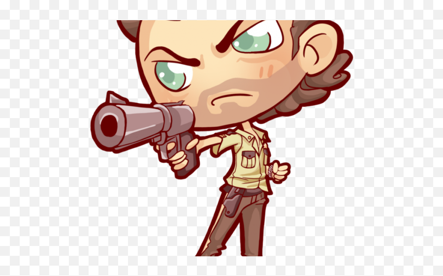 Download The Walking Dead Clipart Negan - Cartoon Png Image Emoji,Dead Clipart