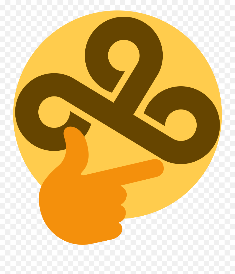 Officialc9cloud9 Official Account 21 Points22 Points23 Emoji,Thinking Face Emoji Transparent