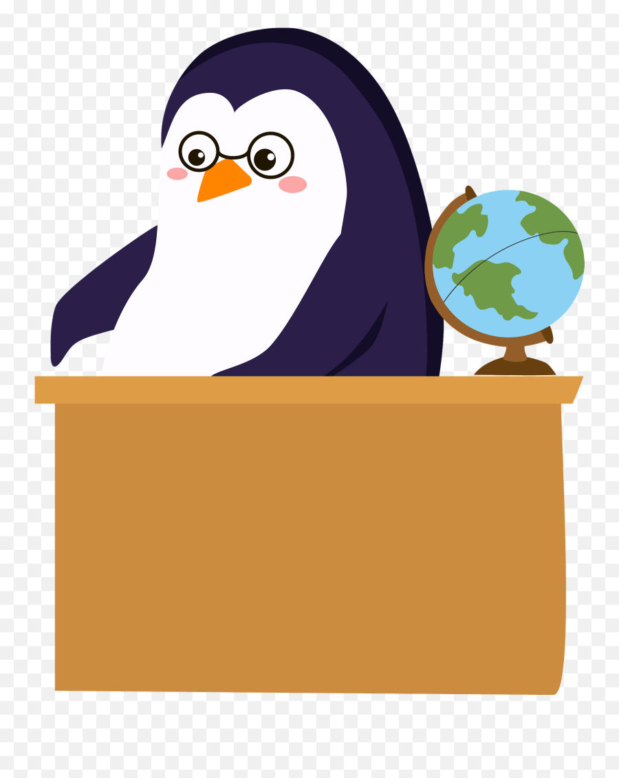 Penguin Teacher Clipart Free Download Transparent Png Emoji,Teacher Clipart Png