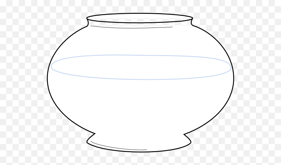 Fish Bowl Blank Fishbowl Clip Art At Vector Clip Art - Empty Emoji,Bowl Clipart