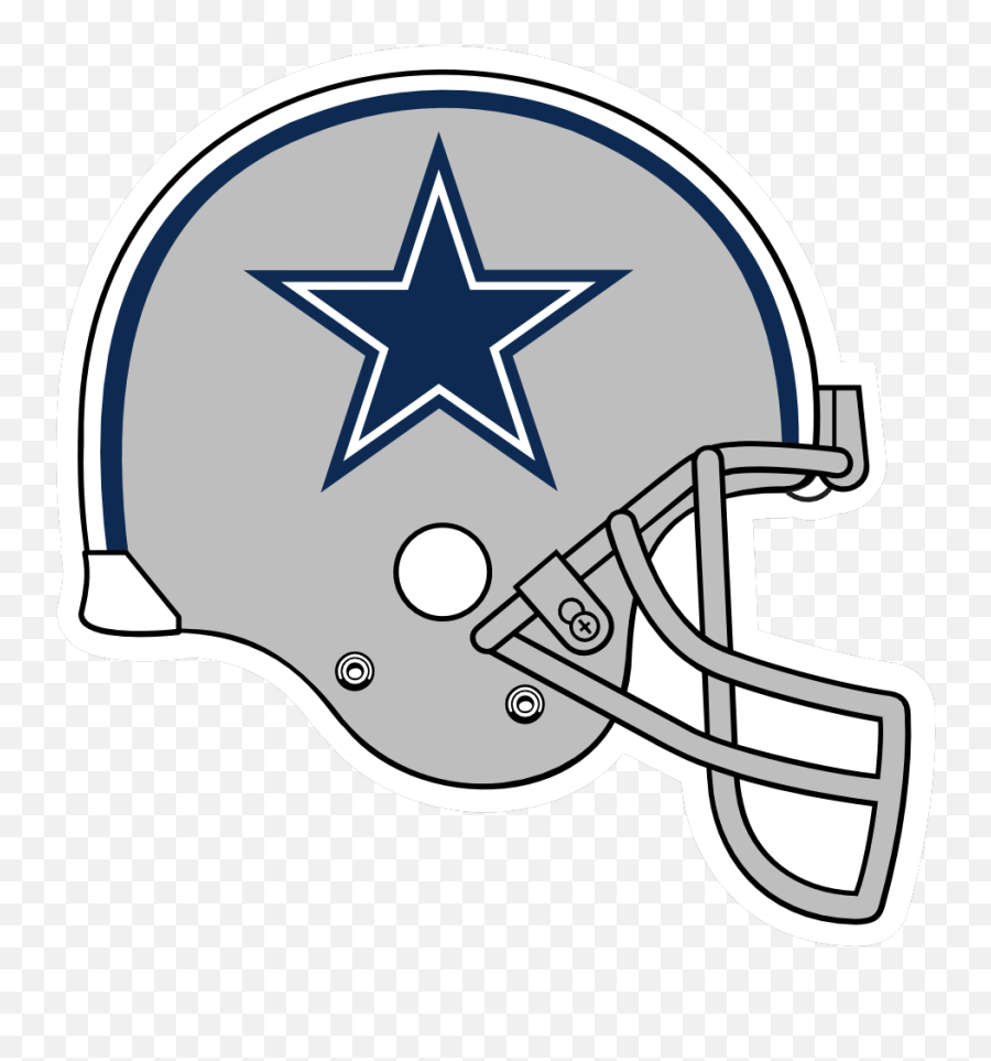 Dallas Cowboys Clipart Helment - Helmet Cowboys Logo Png Emoji,Dallas Cowboy Logo