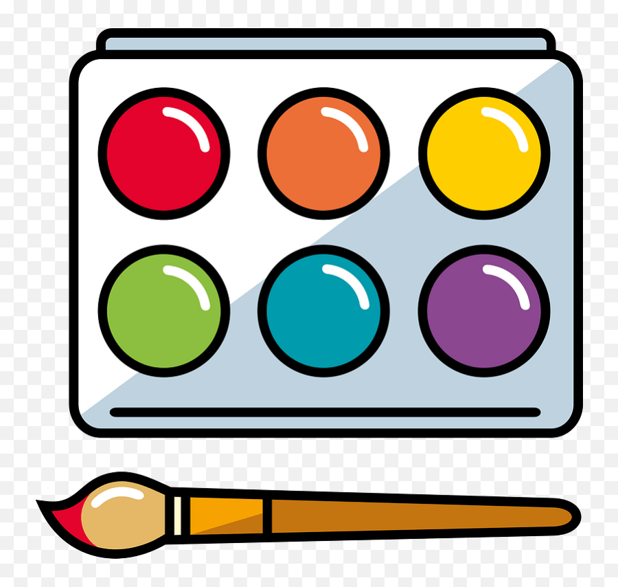 Watercolor Clipart Free Download Transparent Png Creazilla - Dot Emoji,Watercolor Clipart