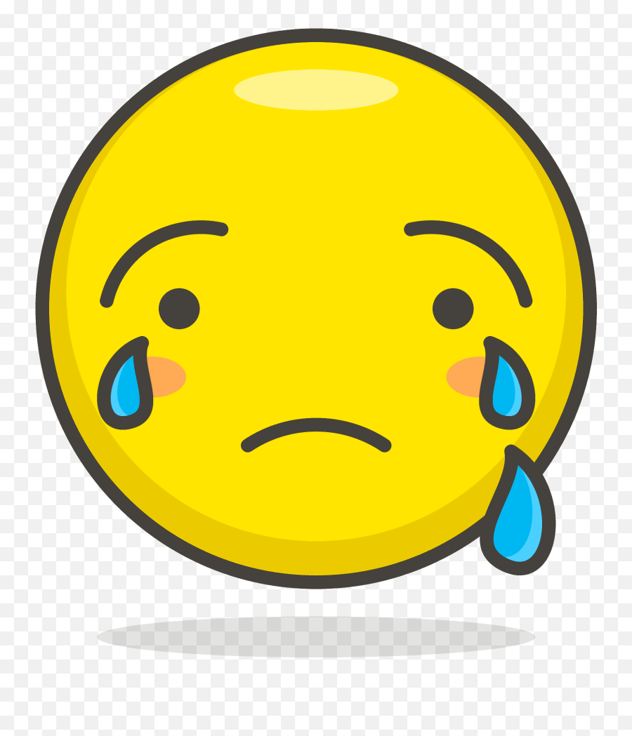 Crying Face Emoji Clipart - Crying Face,Crying Emoji Png