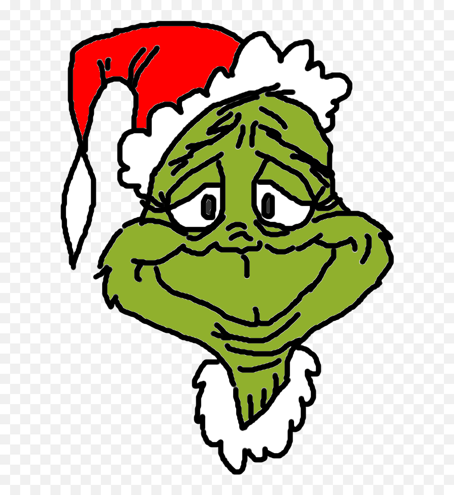 Grinch Clipart - Christmas Clipart Grinch Emoji,Grinch Face Clipart